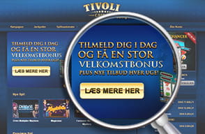 Tivoli Casino byder dig velkommen med en flot bonuspakke